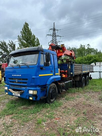 КАМАЗ 65117 с КМУ, 2014