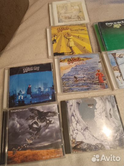 Компакт диски, Yes, Genesis, King Crimson