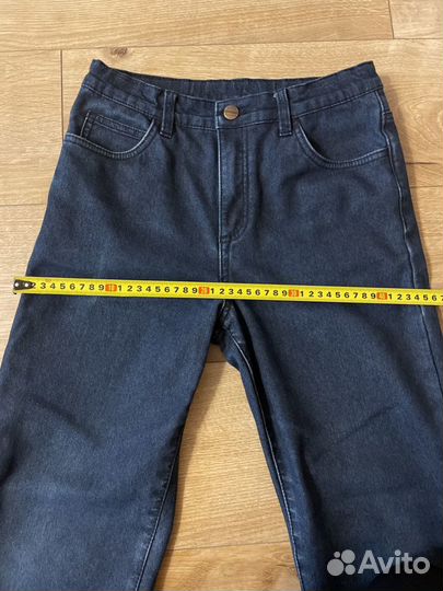 Утепленные джинсы на мальчика, рост 158