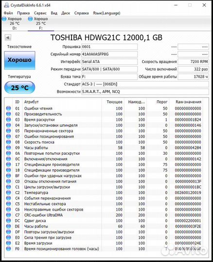 Жесткие диски HDD Toshiba, Western Digital, hgst