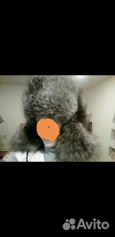 Шапка-ушанка из чернобурки