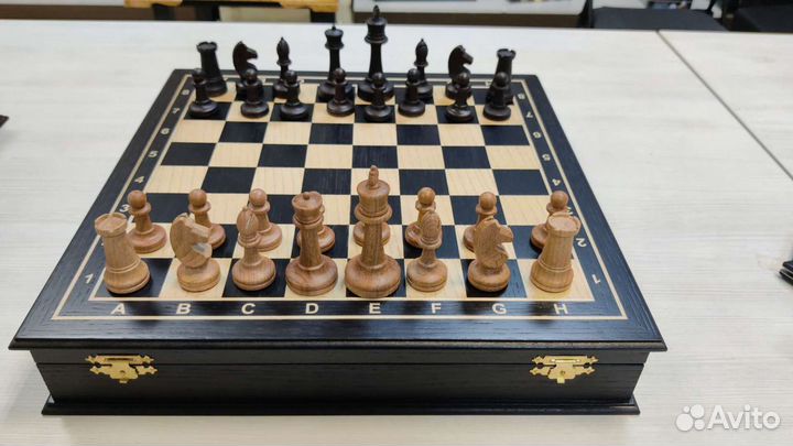 Шахматы моренный дуб и бук