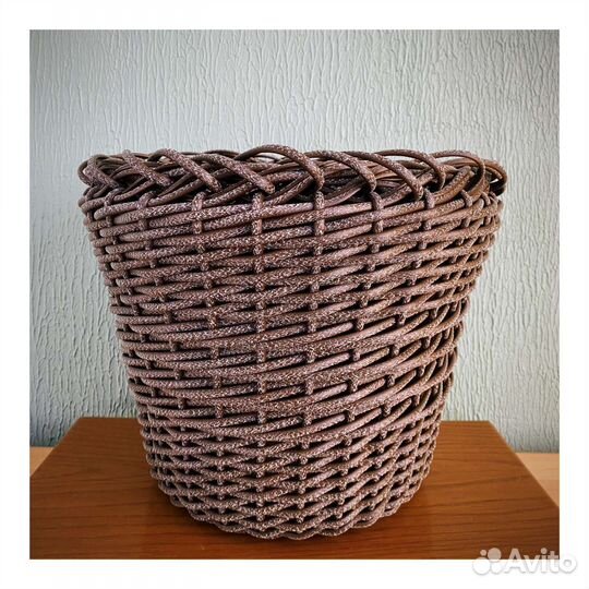 Кашпо из ротанга 12л