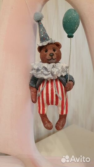 Ватные елочные игрушки