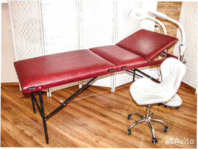 Кушетка с регулировкой высоты и третьей секцией