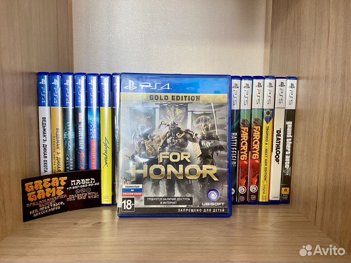 Игры PS4: For Honor: Gold Edition