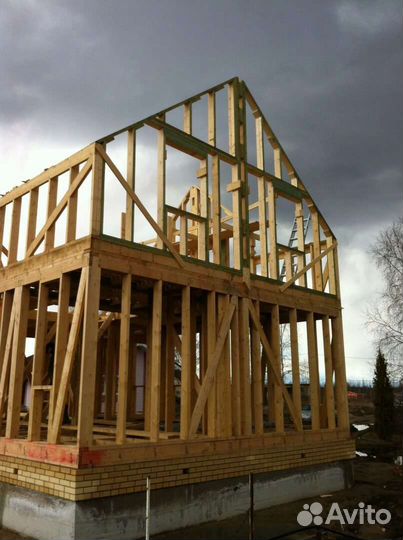 Бригада строителей каркасных домов