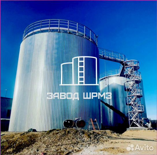 Резервуар вертикальный стальной 700 кубов