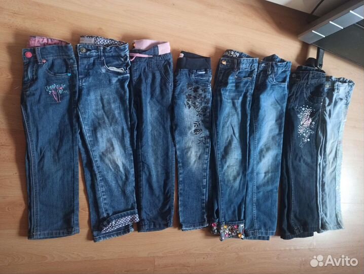 Пакет фирменных вещей на девочку 98-110