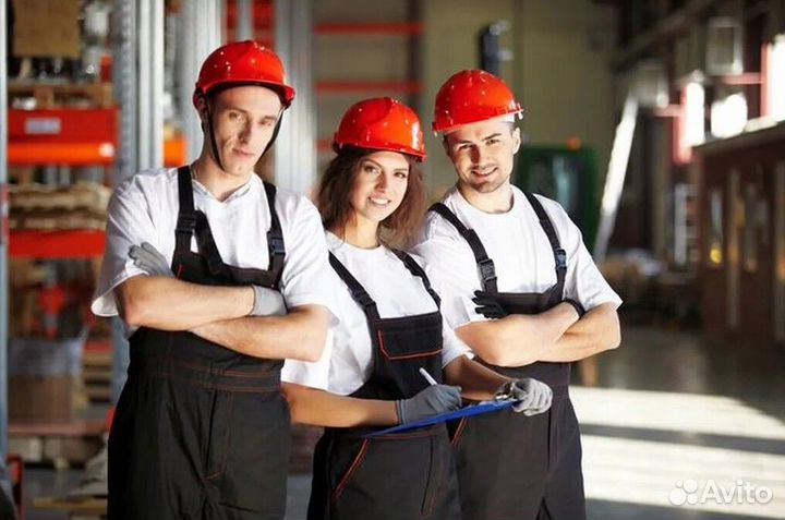 Разнорабочие: мужчины и женщины / Вахта в Парфино