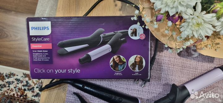 Выпрямитель для волос Philips 2в1 StyleCare