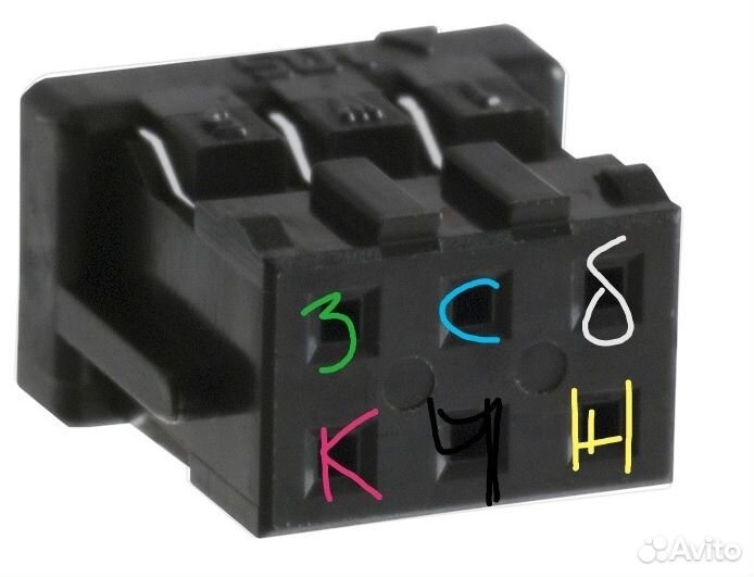 Разъем 6 pin / коннектор (2X3P) / GPS S66, S96