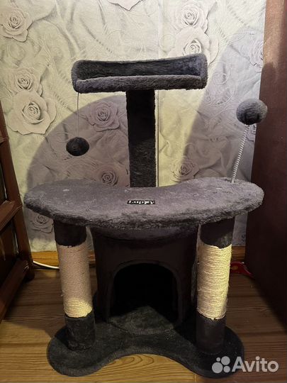 Домик для кошки с когтеточкой