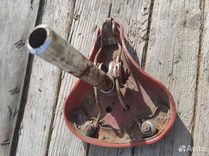 Сиденье для детского велосипеда СССР с бабочкой