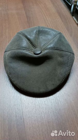 Кепка мужская кожаная новая
