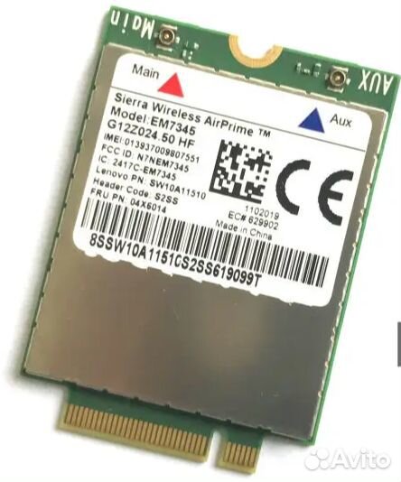 4G модуль ngff wwan карта для thinkpad T440 W540 T