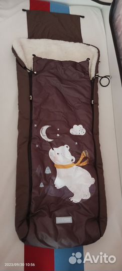 Зимний конверт в коляску