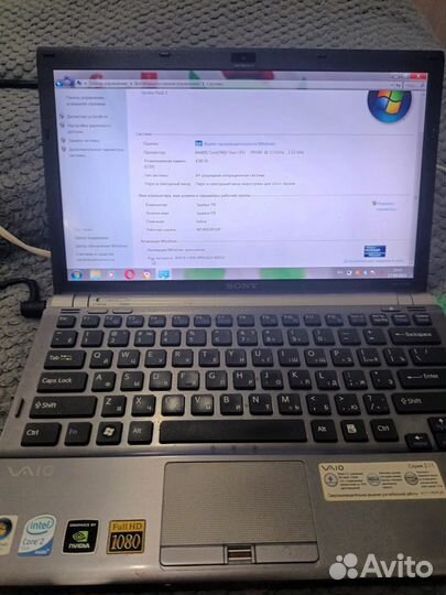 Нетбук sony vaio