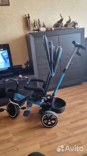 Детский велосипед с ручкой новый