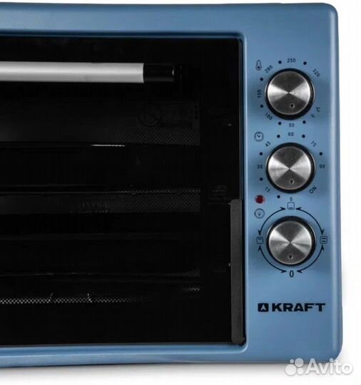 Мини-печь kraft KF-MO 3800 BU, цвет синий