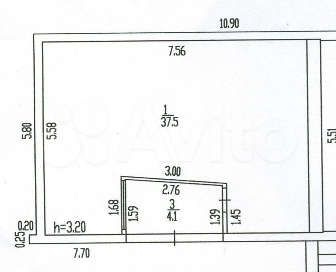 Склад, 42.2 м²