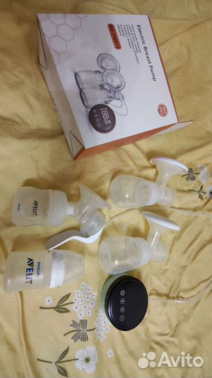 Молокоотсос электрический + ручной Avent+ бутылочк