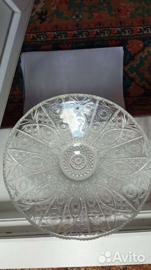 Хрустальное блюдо