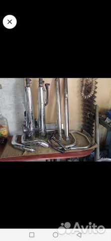 Трубы, зеркала на мотоцикл