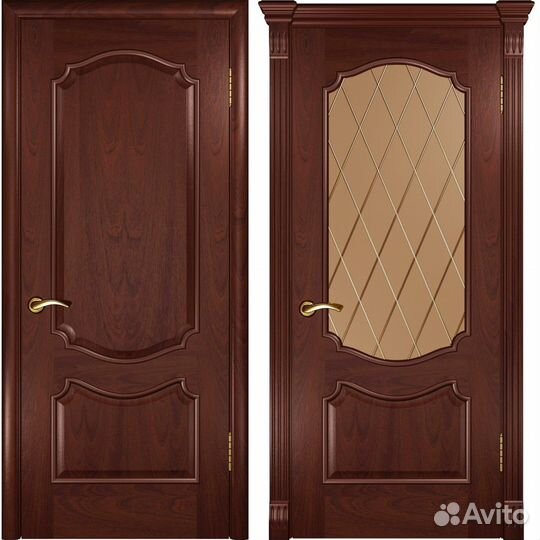 Двери межкомнатные двустворчатые