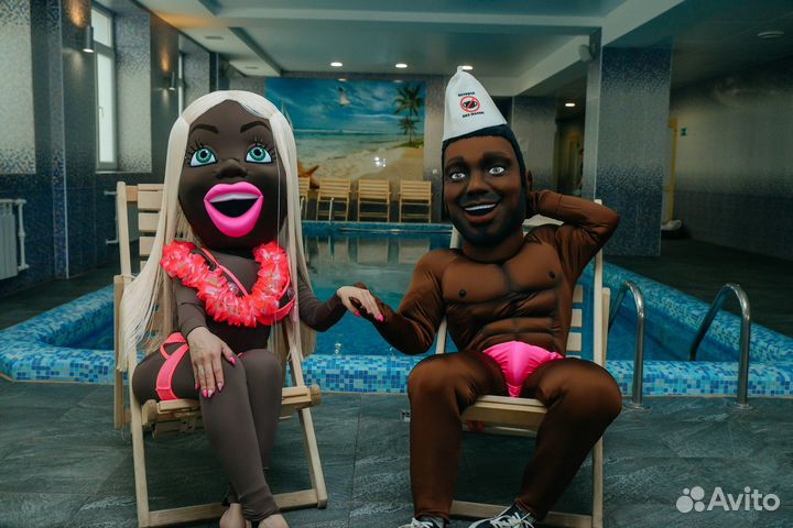 Ростовая кукла мулатка