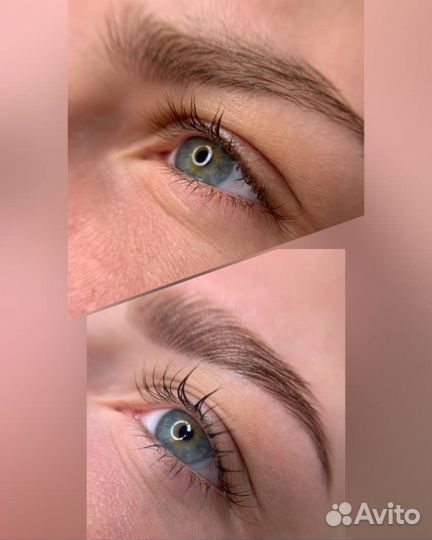 Архитектура бровей, ламинирование ресниц