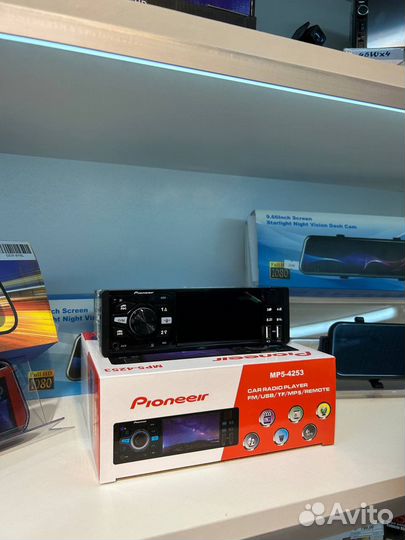 Магнитола однодиновая pioneer.ok 4253 (новая)