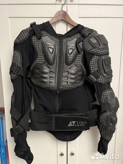 Мотозащита черепаха MadBull Turtle Jacket Black xl