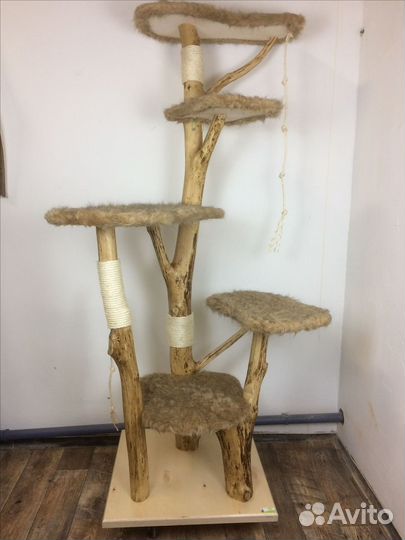 Когтеточка домик для кошки