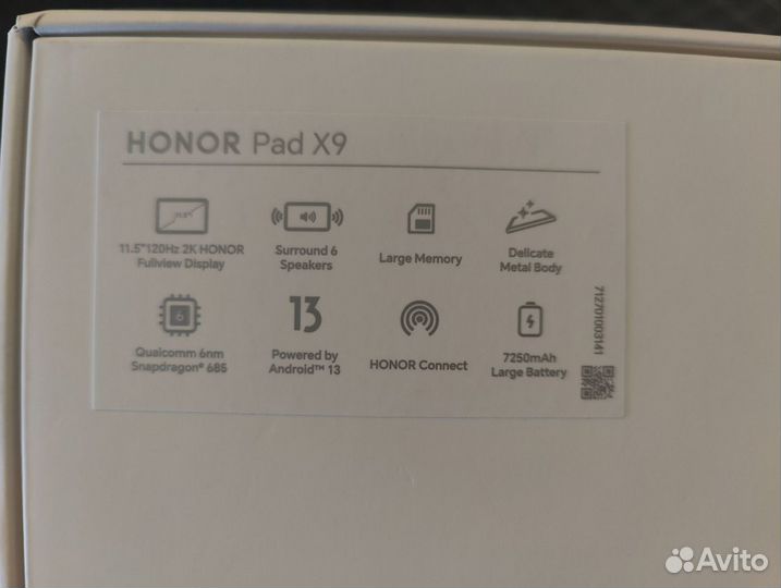 Планшет Honor pad x9 lte 4g sim сим-карта 4 64