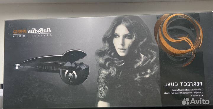 Maшинка для волос babyliss, локоны