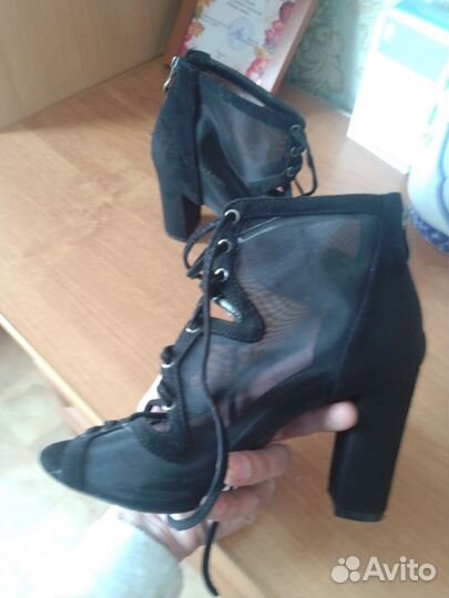 Ботильоны женские 37 размер замшевые