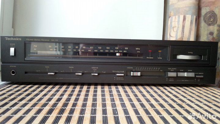Ресивер винтажный Technics sa-110 1982 год