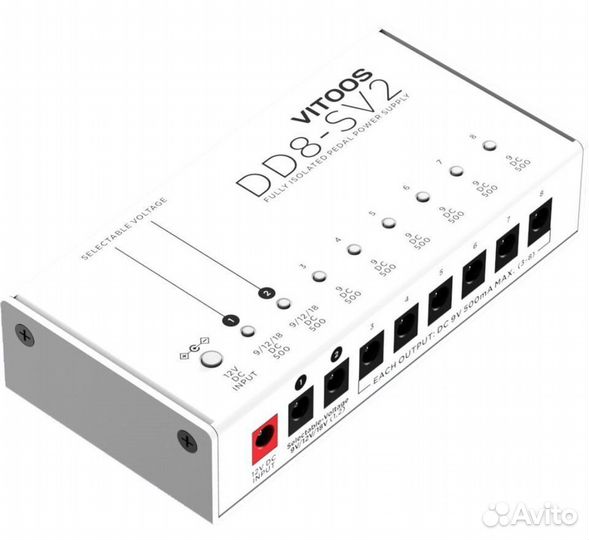 Блок питания для педалей Vitoos DD8-SV2