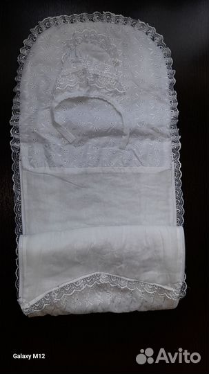 Конверт на выписку с чепчиком