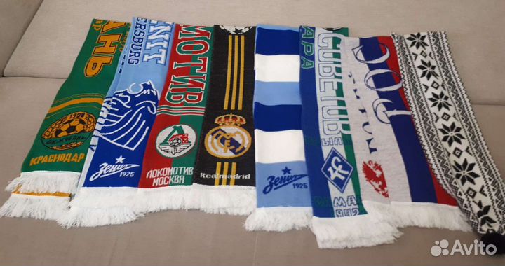 Футбольные шарфы в ассортименте, новые
