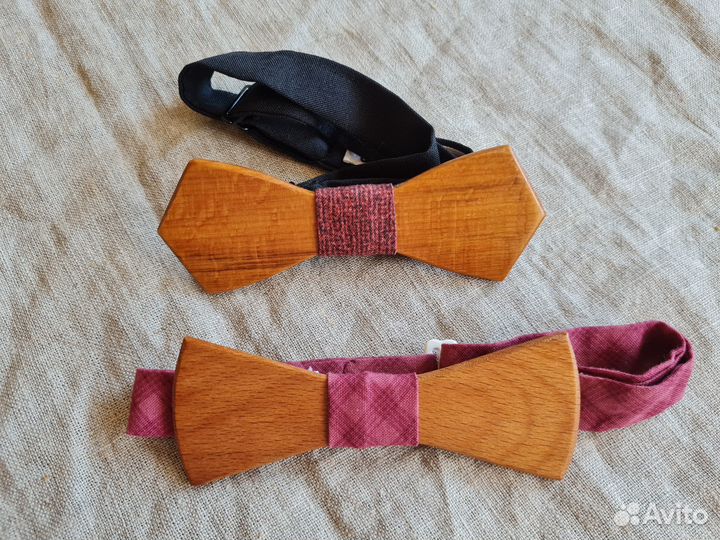 Галстуки - бабочки деревянные