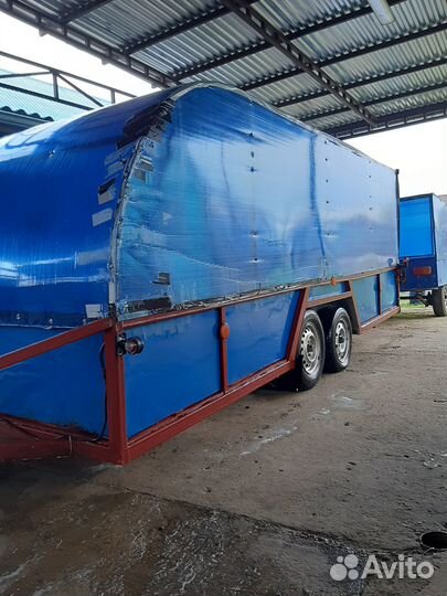 Прицеп легковой двухосный самодельный