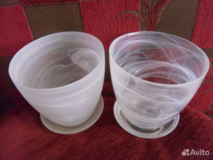 Цветочный горшок стекло