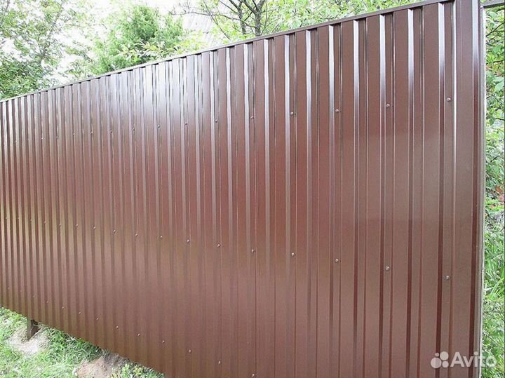 Заборы из профнастила