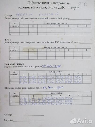 Коленвал Iveco 99437550