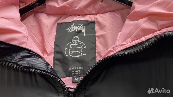 Пуховик Stussy дутый зимний