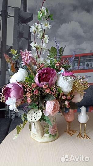 Цветы в кашпо