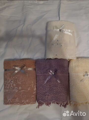 Махровые полотенца новые