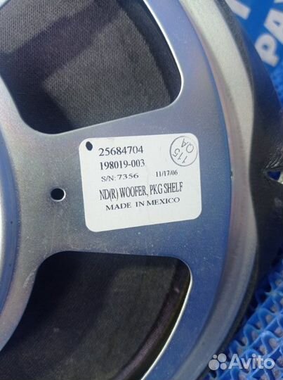 Динамик Cadillac Cts 1 седан LP1 2007